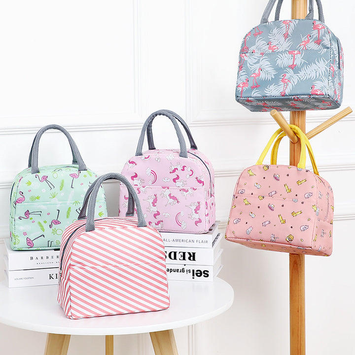 Stylish Floral Insulated Lunch Bag