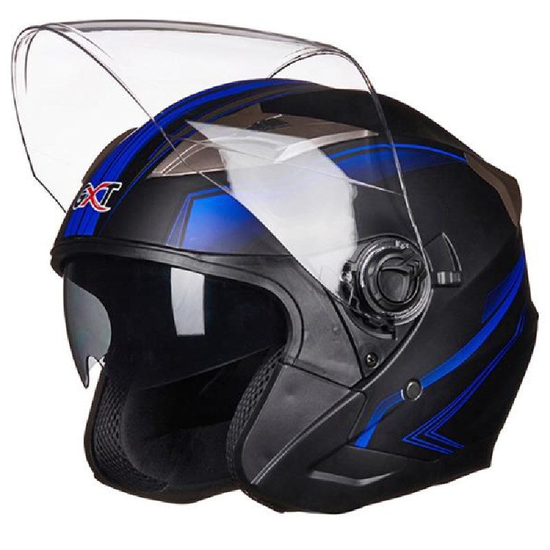 Full-Face Motorcycle Helmet with Integrated Visor Bowlift