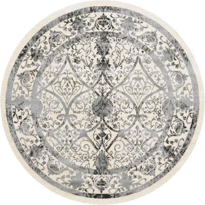 Ethnic Multicolored Flower Rug Synthetic Persian Rug Non-Slip Backing Pet-Friendly Machine Washable Rug for the Large Room | Bowlift