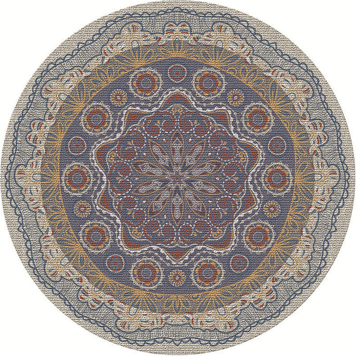 BowLift | Exotic Moroccan Carpet Multicolored Floral Pattern Rug Non-Slip Pet-Friendly Stain-Resistant Rug for Home