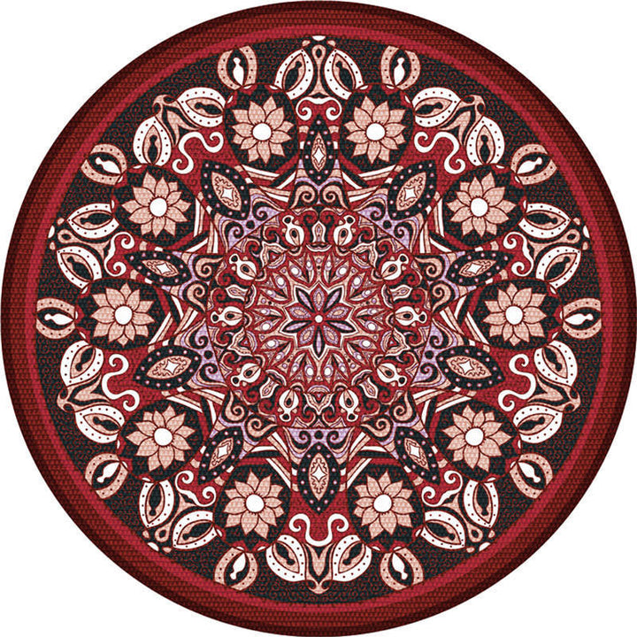 BowLift | Exotic Moroccan Carpet Multicolored Floral Pattern Rug Non-Slip Pet-Friendly Stain-Resistant Rug for Home