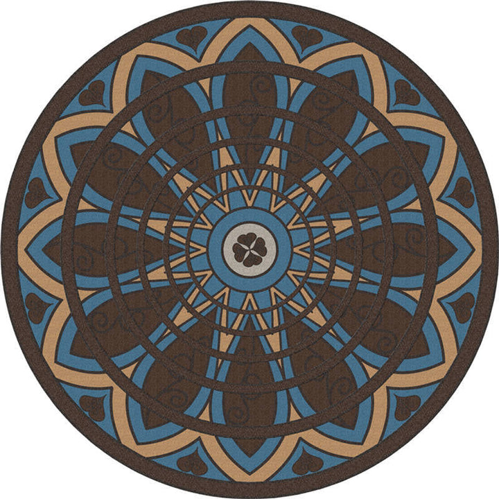BowLift | Exotic Moroccan Carpet Multicolored Floral Pattern Rug Non-Slip Pet-Friendly Stain-Resistant Rug for Home