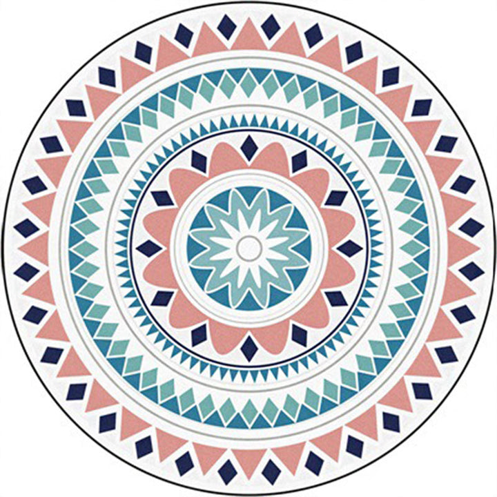 BowLift | Classic Moroccan Indoor Carpet multicolored floral rug non-slip machine washable stain-resistant rug for the living room