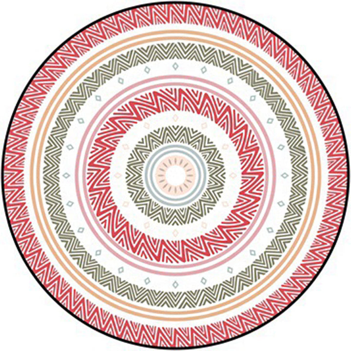 BowLift | Classic Moroccan Indoor Carpet multicolored floral rug non-slip machine washable stain-resistant rug for the living room