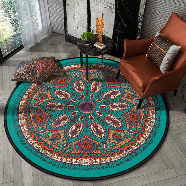 BowLift | Nostalgic Multicolor Tribeprint Carpet Polypropylene Moroccan Carpet Pet Friendly Stain Resistant Non-Slip Carpet for Large Room