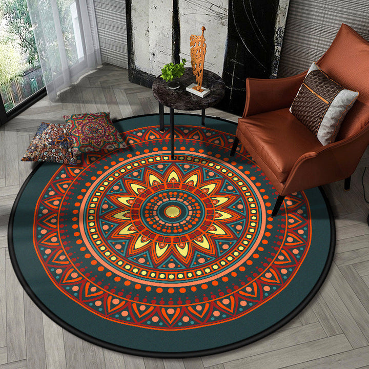 BowLift | Nostalgic Multicolor Tribeprint Carpet Polypropylene Moroccan Carpet Pet Friendly Stain Resistant Non-Slip Carpet for Large Room