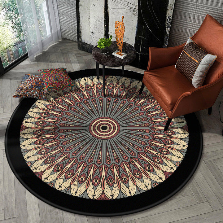 BowLift | Nostalgic Multicolor Tribeprint Carpet Polypropylene Moroccan Carpet Pet Friendly Stain Resistant Non-Slip Carpet for Large Room