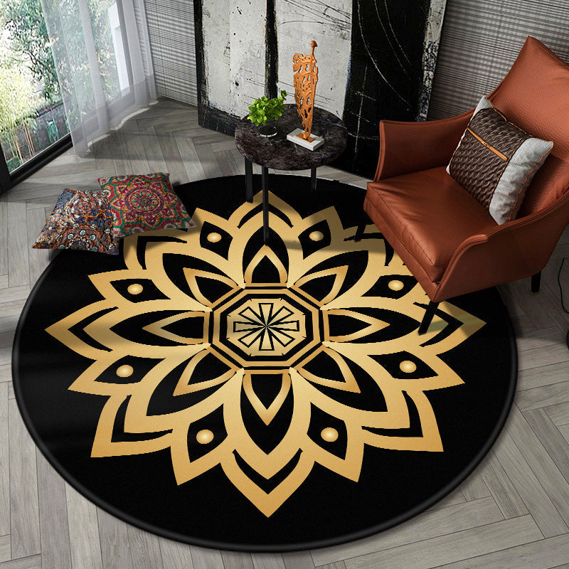 BowLift | Nostalgic Multicolor Tribeprint Carpet Polypropylene Moroccan Carpet Pet Friendly Stain Resistant Non-Slip Carpet for Large Room