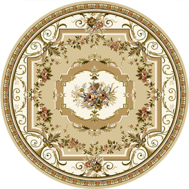 Chic Multicolored Persian Carpet Polyester Flower Pattern Carpet Washable Non-Slip Pet-Friendly Carpet for Home | Bowlift