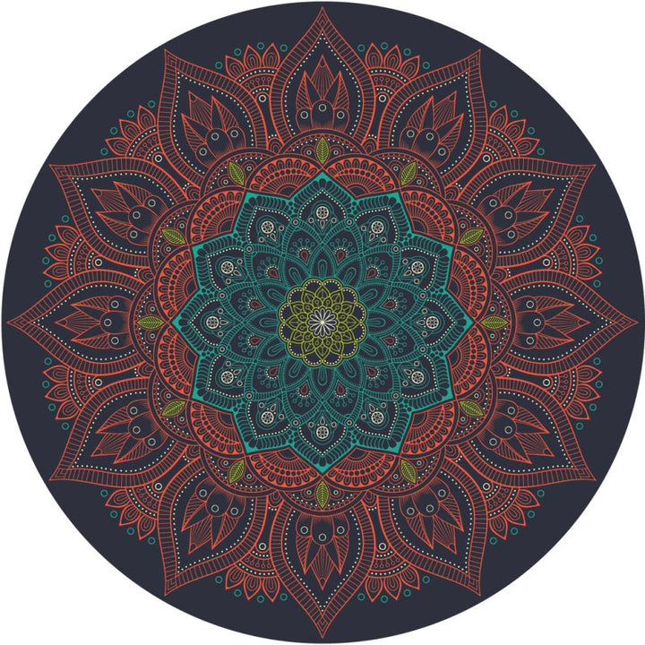 Chic Multicolored Persian Carpet Polyester Flower Pattern Carpet Washable Non-Slip Pet-Friendly Carpet for Home | Bowlift