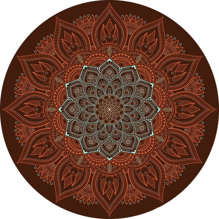 Chic Multicolored Persian Carpet Polyester Flower Pattern Carpet Washable Non-Slip Pet-Friendly Carpet for Home | Bowlift