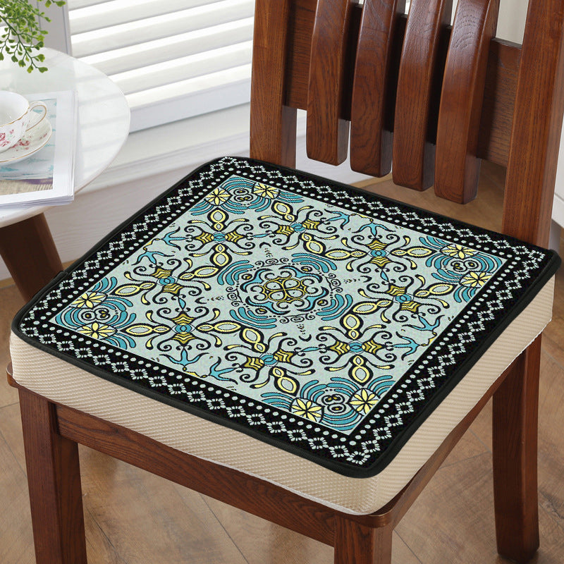 Trendy symmetrical floral rug multicolored Moroccan style rug synthetic rug for the room | Bowlift