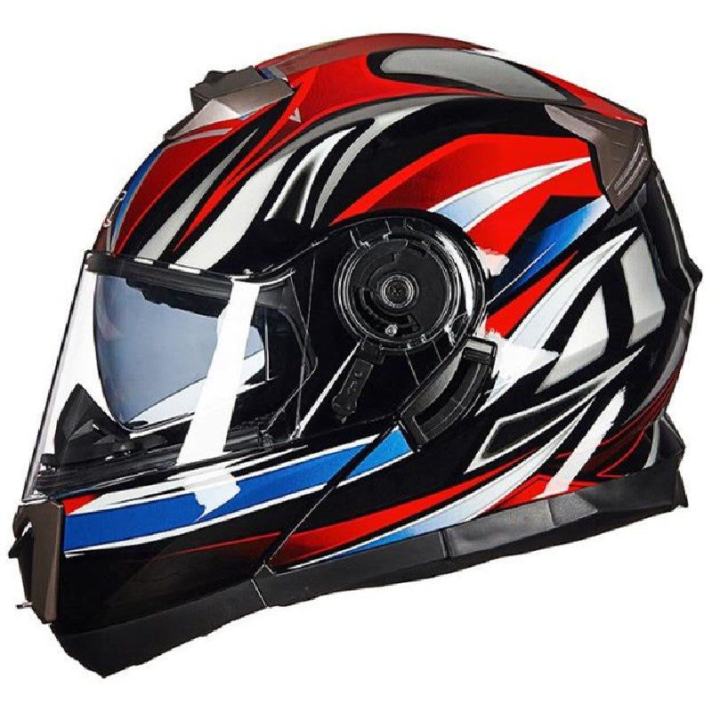 Full-Face Motorcycle Helmet Bowlift
