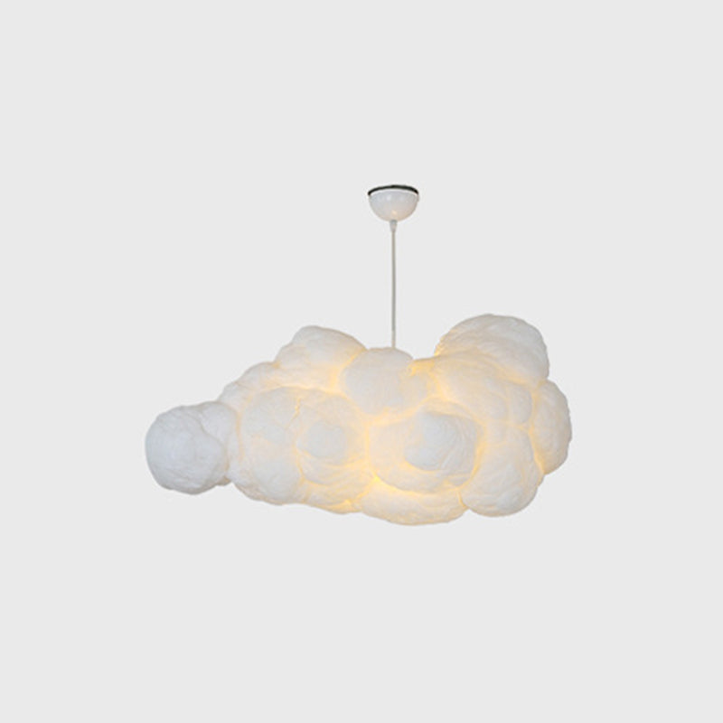 BowLift | DualGlow - Modern White Ceiling Lamp with Two Shades