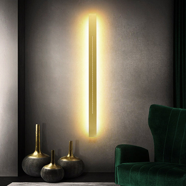 BowLift | Modern LED Wall Light in Black Acrylic