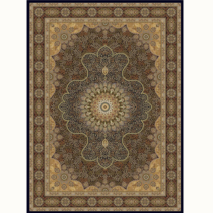 Aesthetic Moroccan Carpet Multicolored Flower Carpet Pet Friendly Non-Slip Back Machine Washable Rug for the Guest Room | Bowlift
