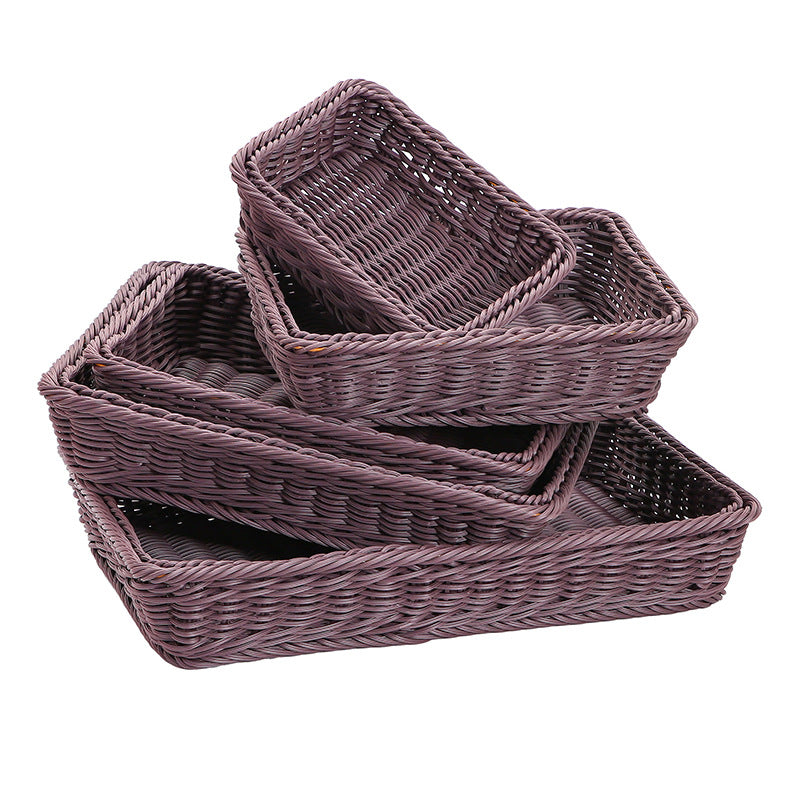 Rectangular Woven Storage Basket Bowlift 1787895767