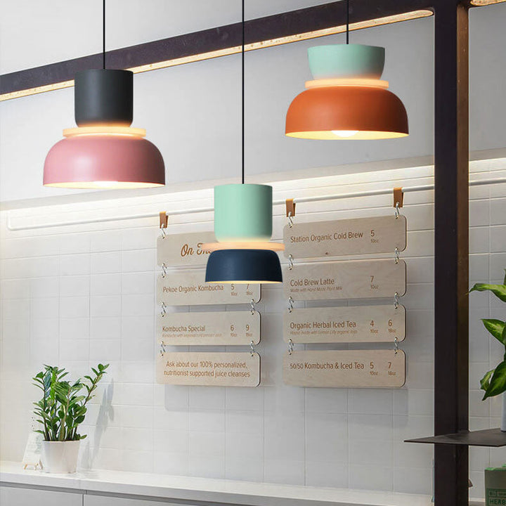 BowLift | Nordic Colorful Macaron 1 Light LED Pendant Lamp