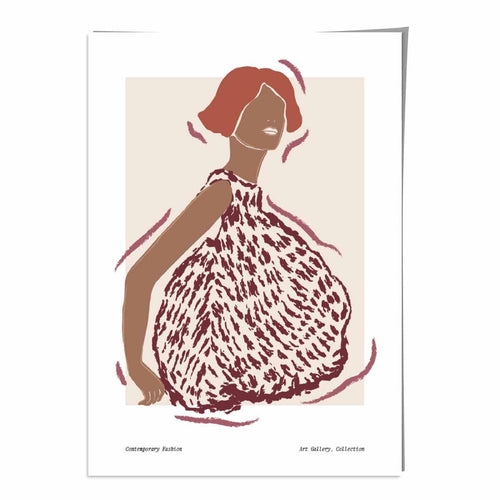 Contemporary Fashion Sketch Woman Poster No. 1 | Bowlift