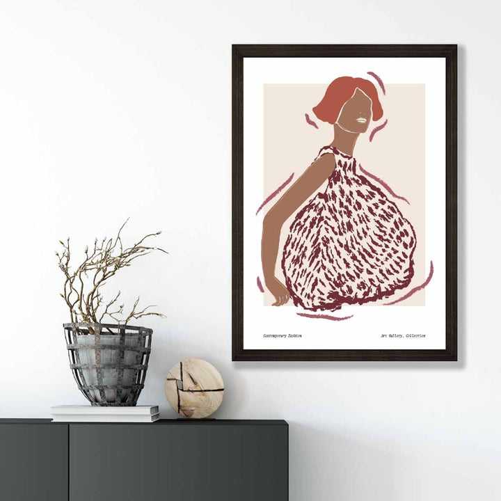 Contemporary Fashion Sketch Woman Poster No. 1 | Bowlift