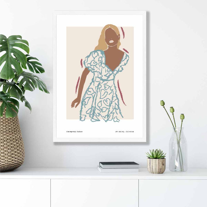 Contemporary Fashion Sketch Woman Poster No. 2 | Bowlift