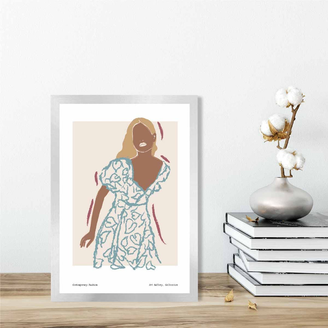Contemporary Fashion Sketch Woman Poster No. 2 | Bowlift