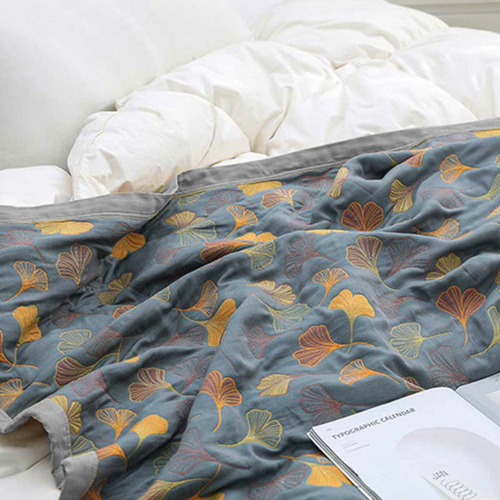 BowLift | LeafNest - Soft Cotton Bed Linen with Leaf Motif