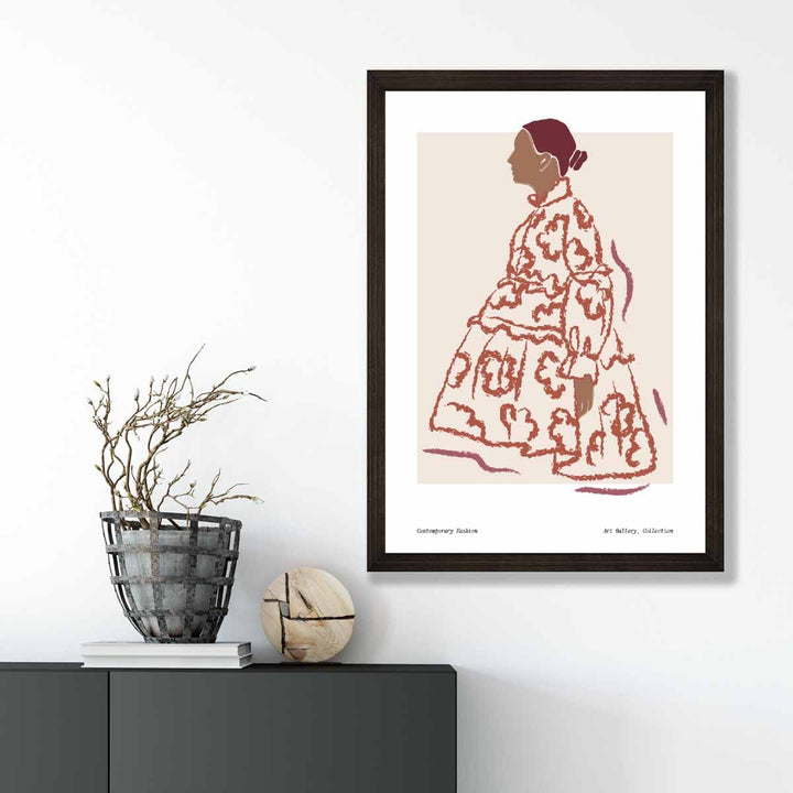 Contemporary Fashion Sketch Woman Poster No. 3 | Bowlift