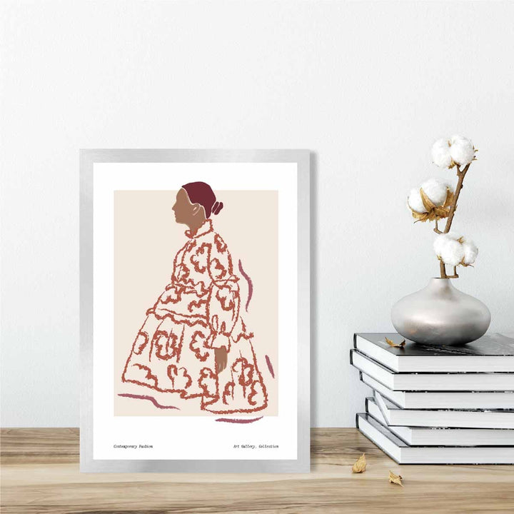 Contemporary Fashion Sketch Woman Poster No. 3 | Bowlift