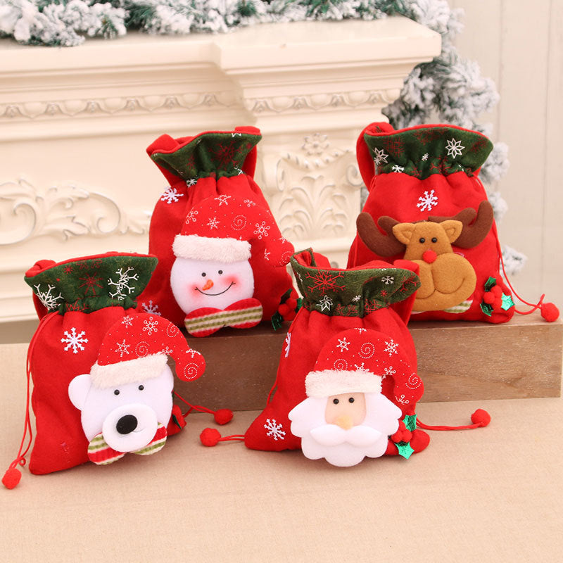 Festive Plush Snowman Gift Bag Bowlift