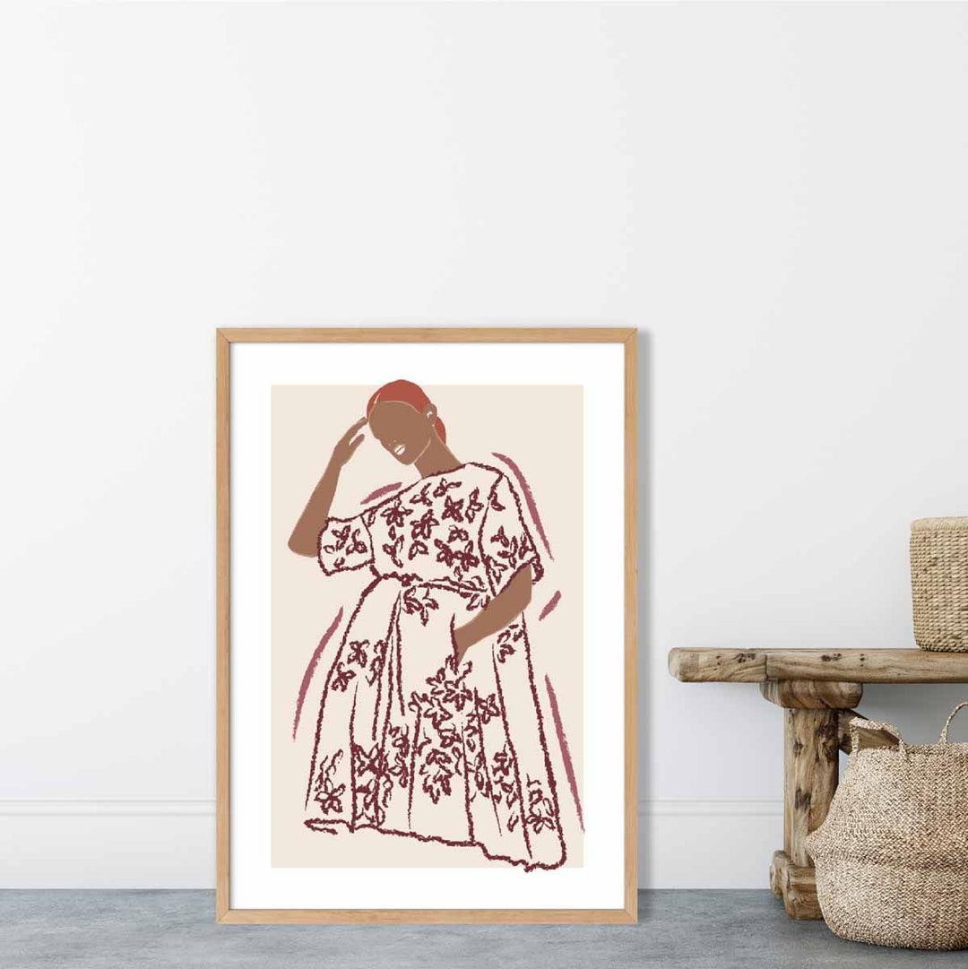 Contemporary Fashion Sketch Woman Poster No. 4 | Bowlift