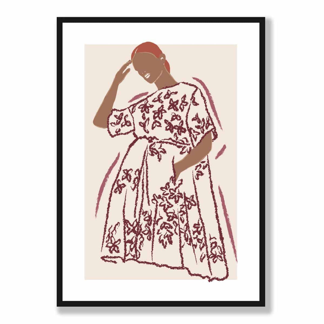 Contemporary Fashion Sketch Woman Poster No. 4 | Bowlift