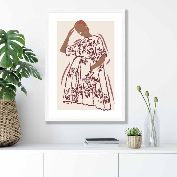 Contemporary Fashion Sketch Woman Poster No. 4 | Bowlift