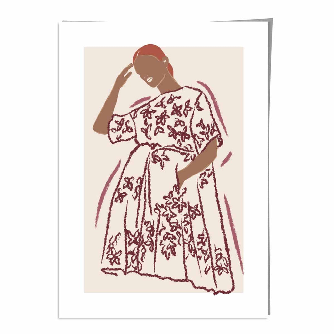 Contemporary Fashion Sketch Woman Poster No. 4 | Bowlift