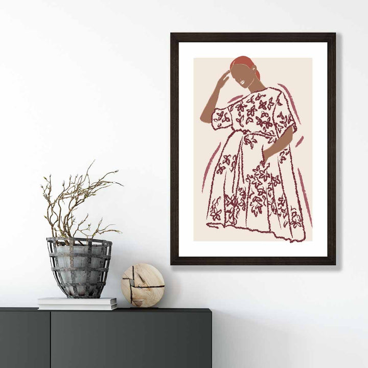 Contemporary Fashion Sketch Woman Poster No. 4 | Bowlift