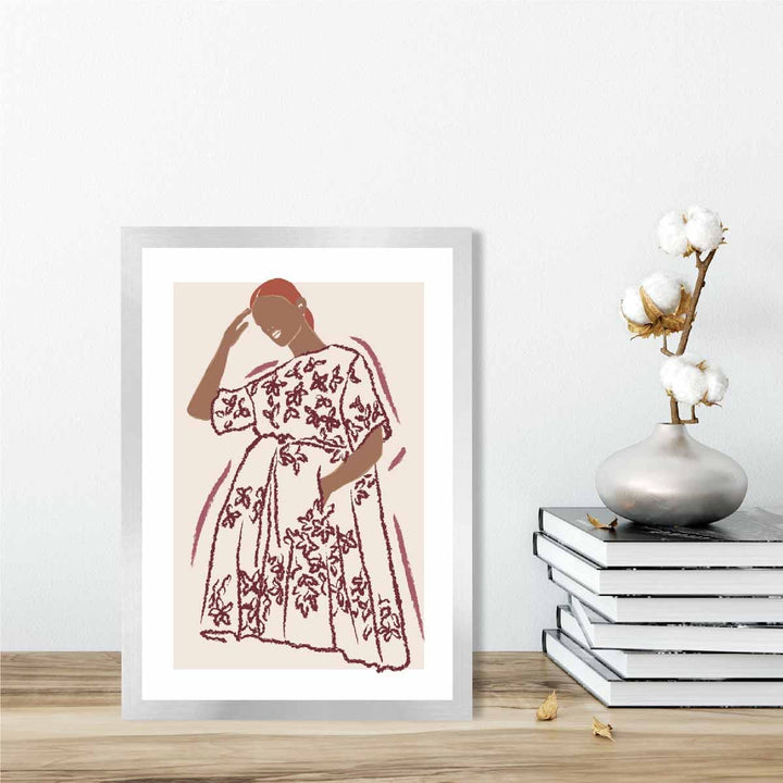 Contemporary Fashion Sketch Woman Poster No. 4 | Bowlift