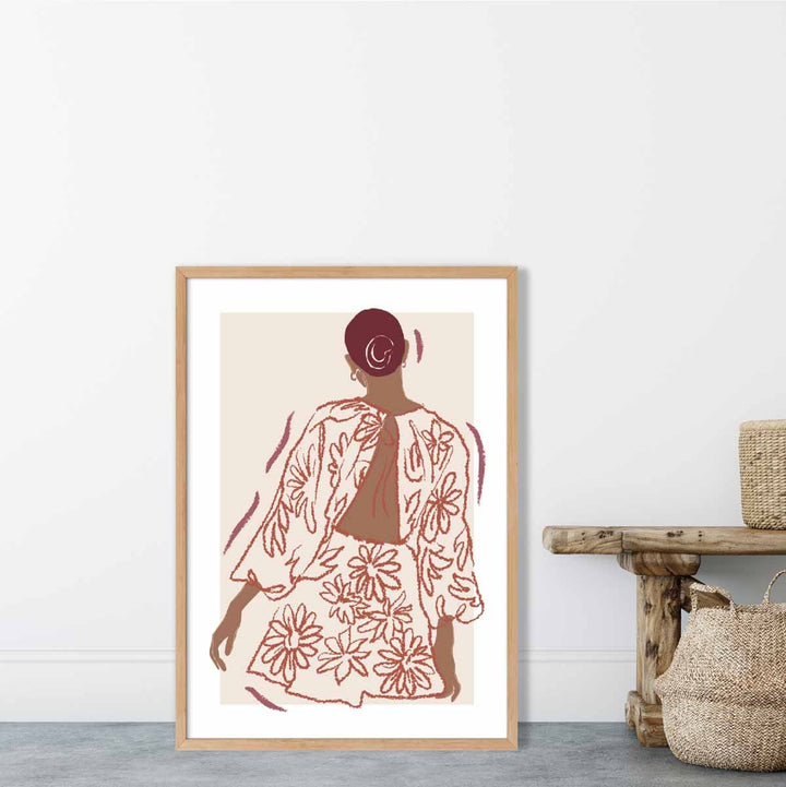 Contemporary Fashion Sketch Woman Poster No. 5 | Bowlift