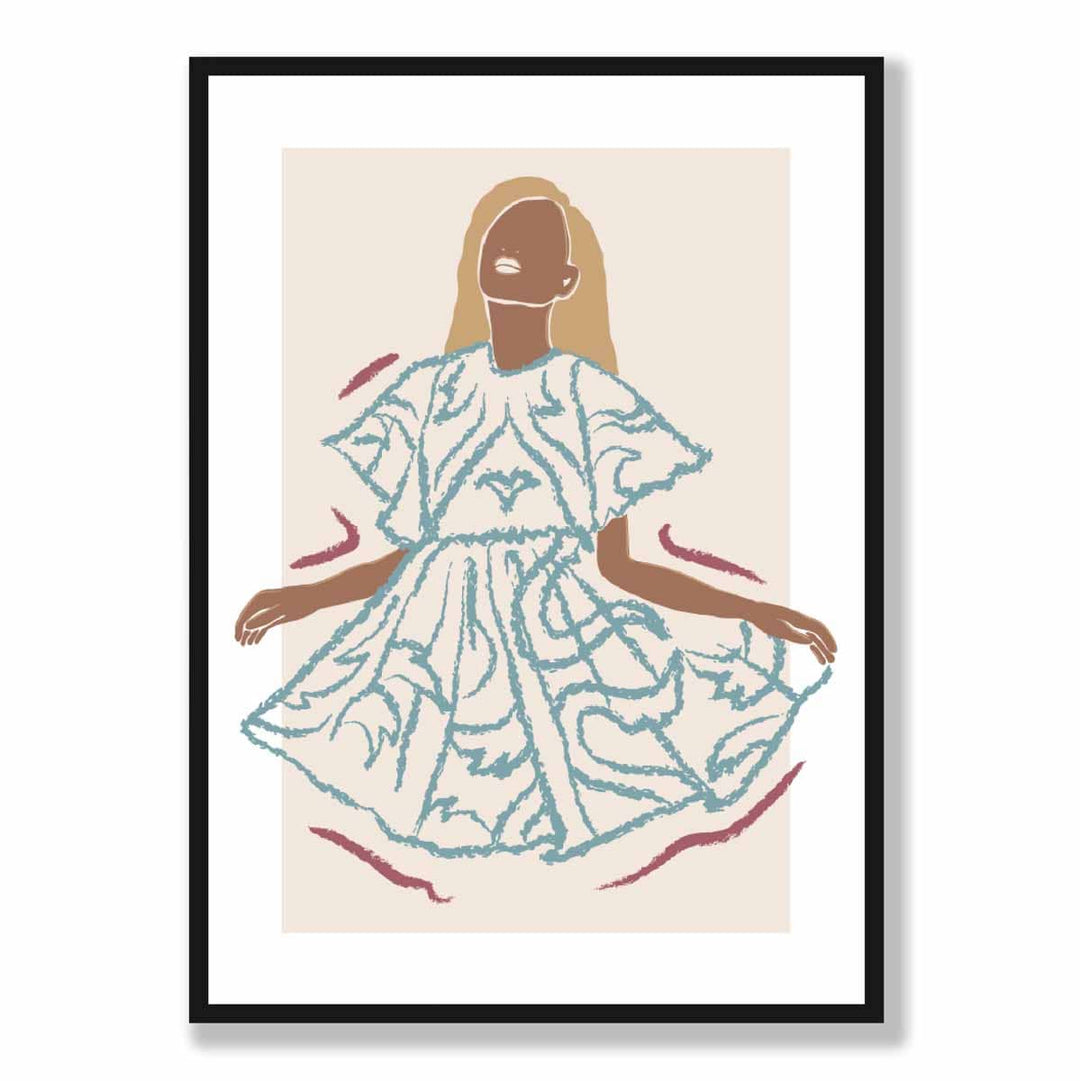 Contemporary Fashion Sketch Woman Poster No. 6 | Bowlift