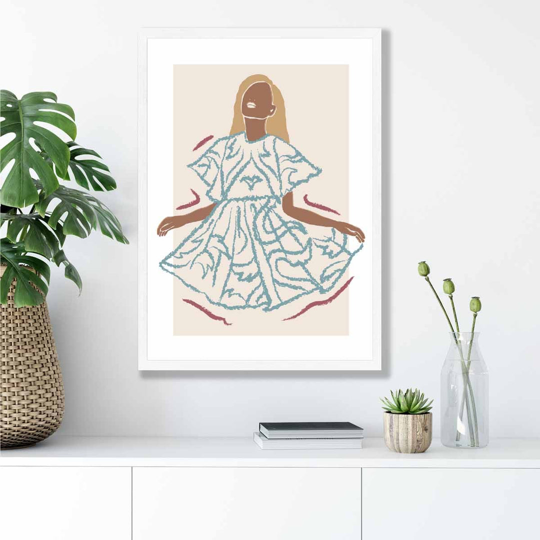 Contemporary Fashion Sketch Woman Poster No. 6 | Bowlift