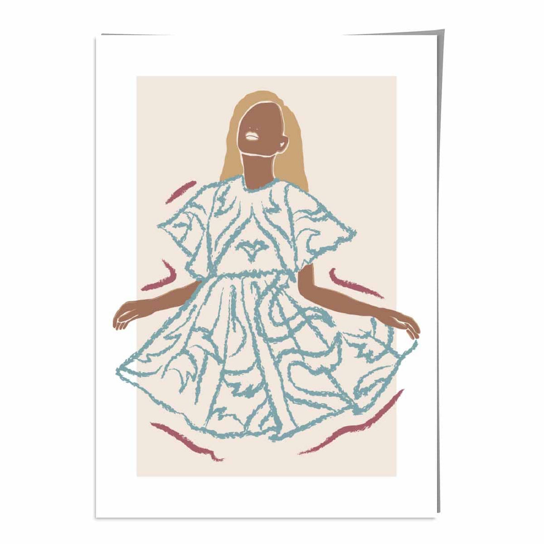 Contemporary Fashion Sketch Woman Poster No. 6 | Bowlift