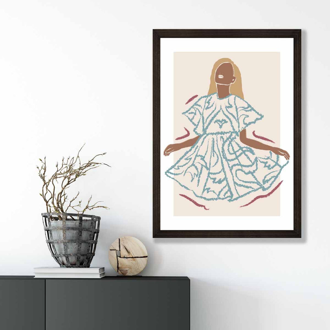 Contemporary Fashion Sketch Woman Poster No. 6 | Bowlift