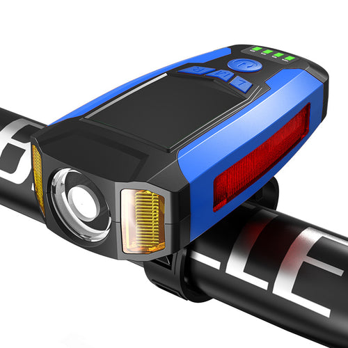 Multi-Function USB Rechargeable Bicycle Safety Light System Bowlift
