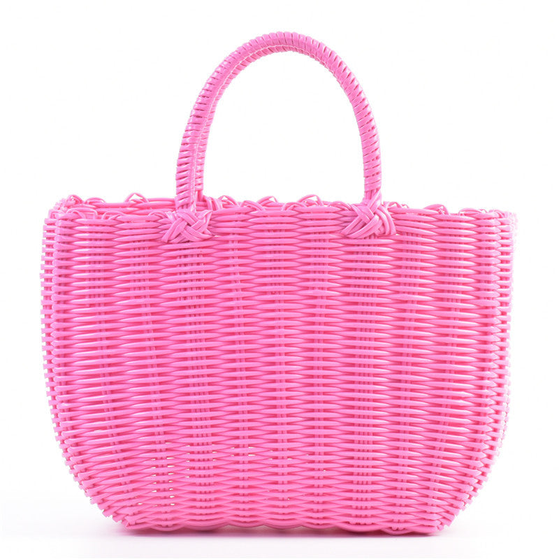 Stylish Woven Beach Bag Bowlift
