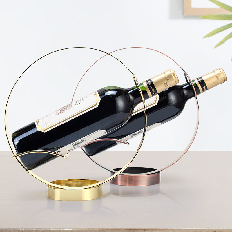 Circular Floating Wine Bottle Display Stand Bowlift