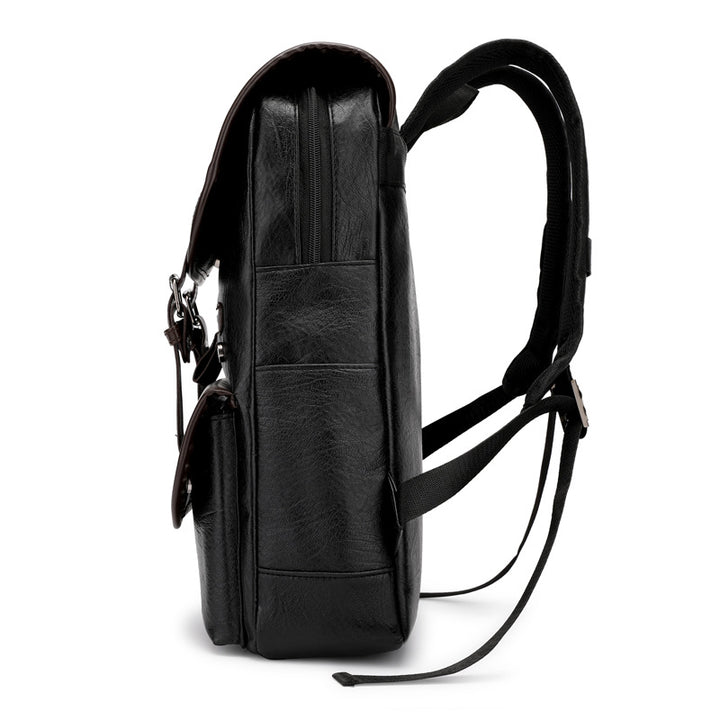 Vintage Style Leather Backpack Bowlift