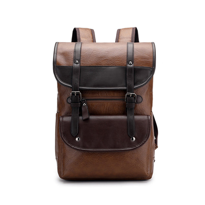 Vintage Style Leather Backpack Bowlift