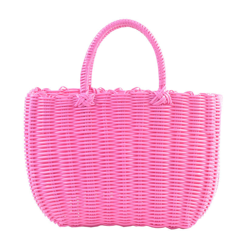 Stylish Woven Beach Bag Bowlift