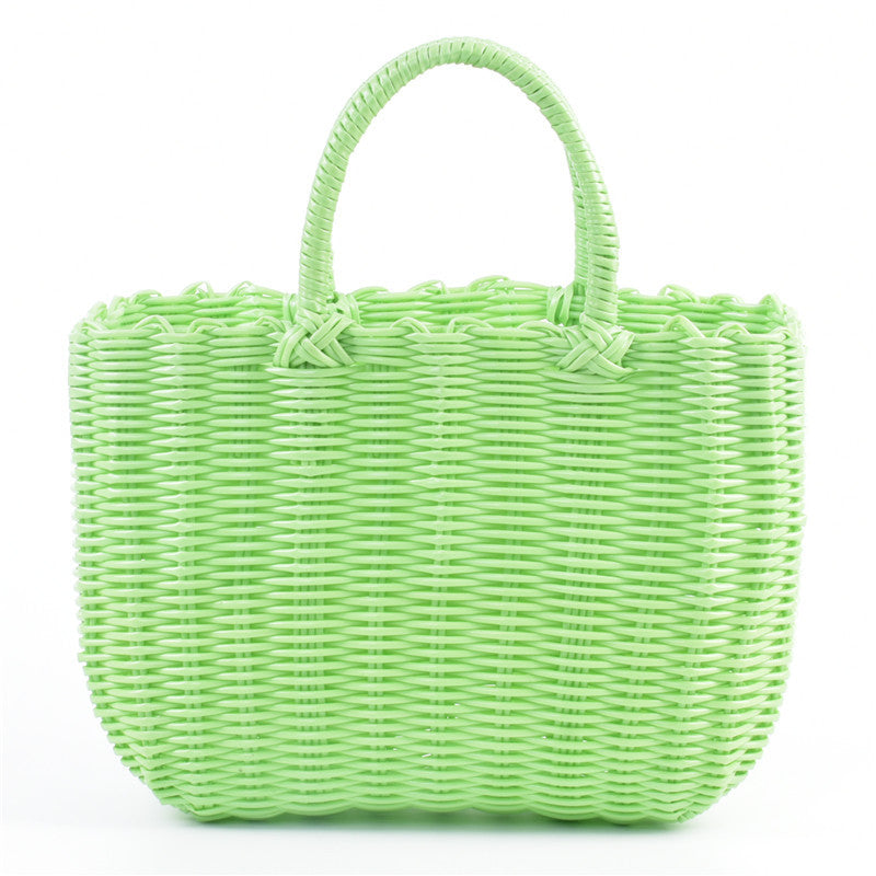Stylish Woven Beach Bag Bowlift