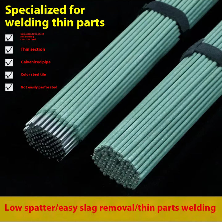 BowLift | Extra-Fine Green Welding Rod – Thin-Gauge Electrode for Galvanized & Mild Steel