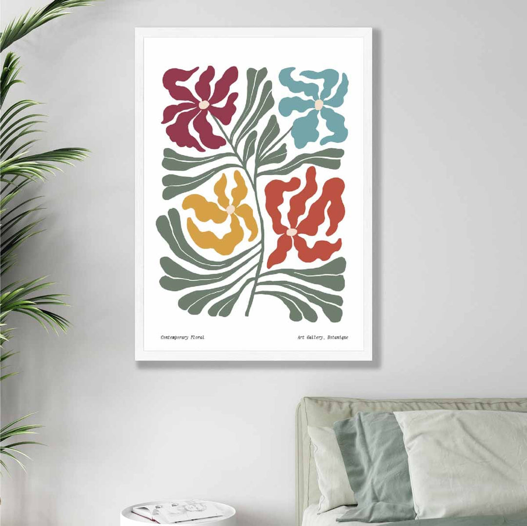 Contemporary Boho Floral Poster No. 1 Botanical | Bowlift